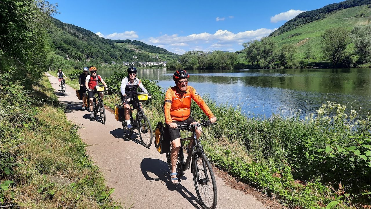 biking along the Mosel river