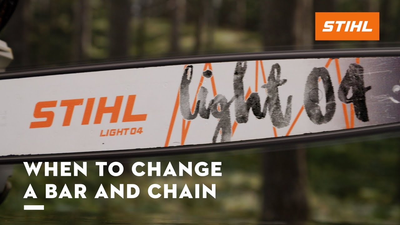 When to Change a Chainsaw Chain and Guide Bar | STIHL Chainsaw Maintenance | STIHL GB