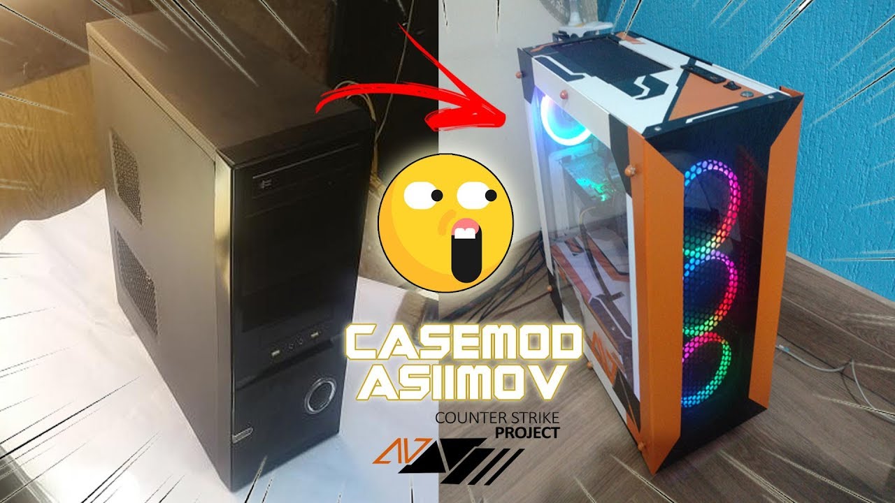 ASIIMOV CASEMOD (МОДДИНГ ПК modding PC REUP)