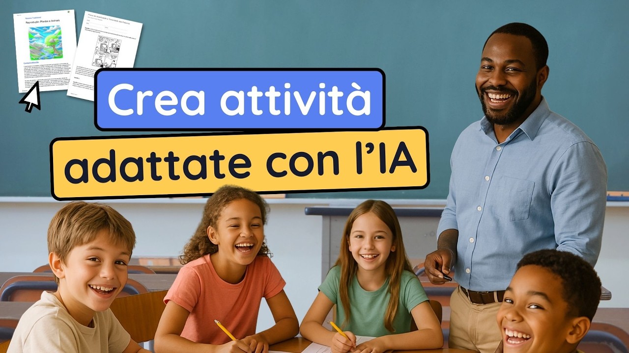 Attività inclusive con l’IA: adattare i materiali in pochi minuti
