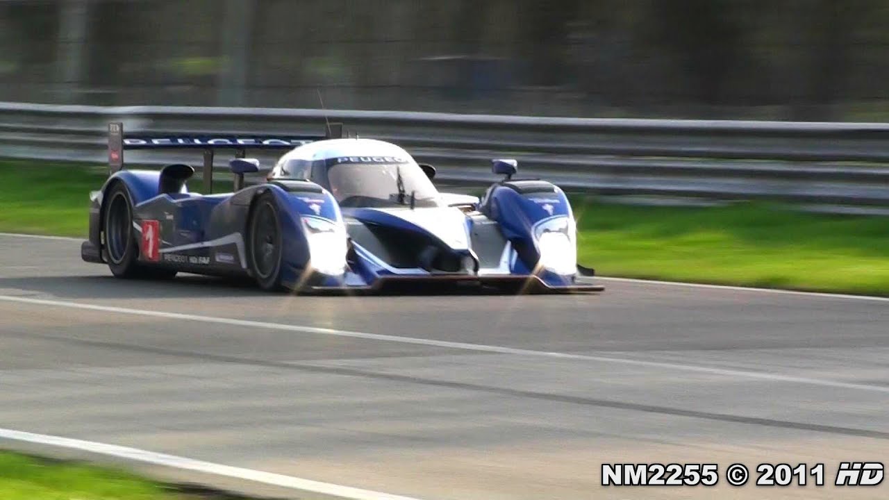 Peugeot 908 HDI FAP LMP1 Test on the Track