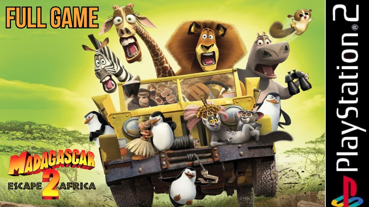 Madagascar: Escape 2 Africa FULL GAME LongPlay [PS2/ENG]