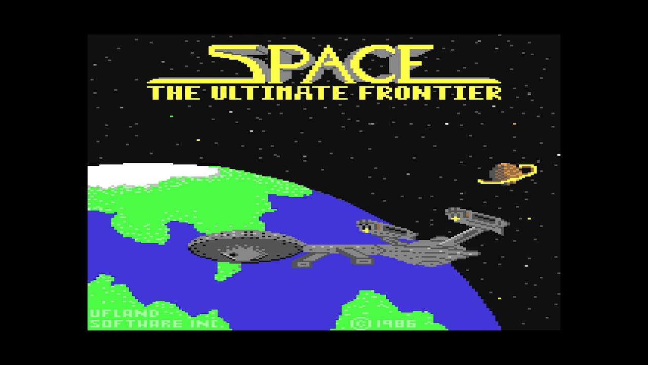 Space the Ultimate Frontier, Simulation 125 - Longplay, C64, Commodore 64 games, retro gaming