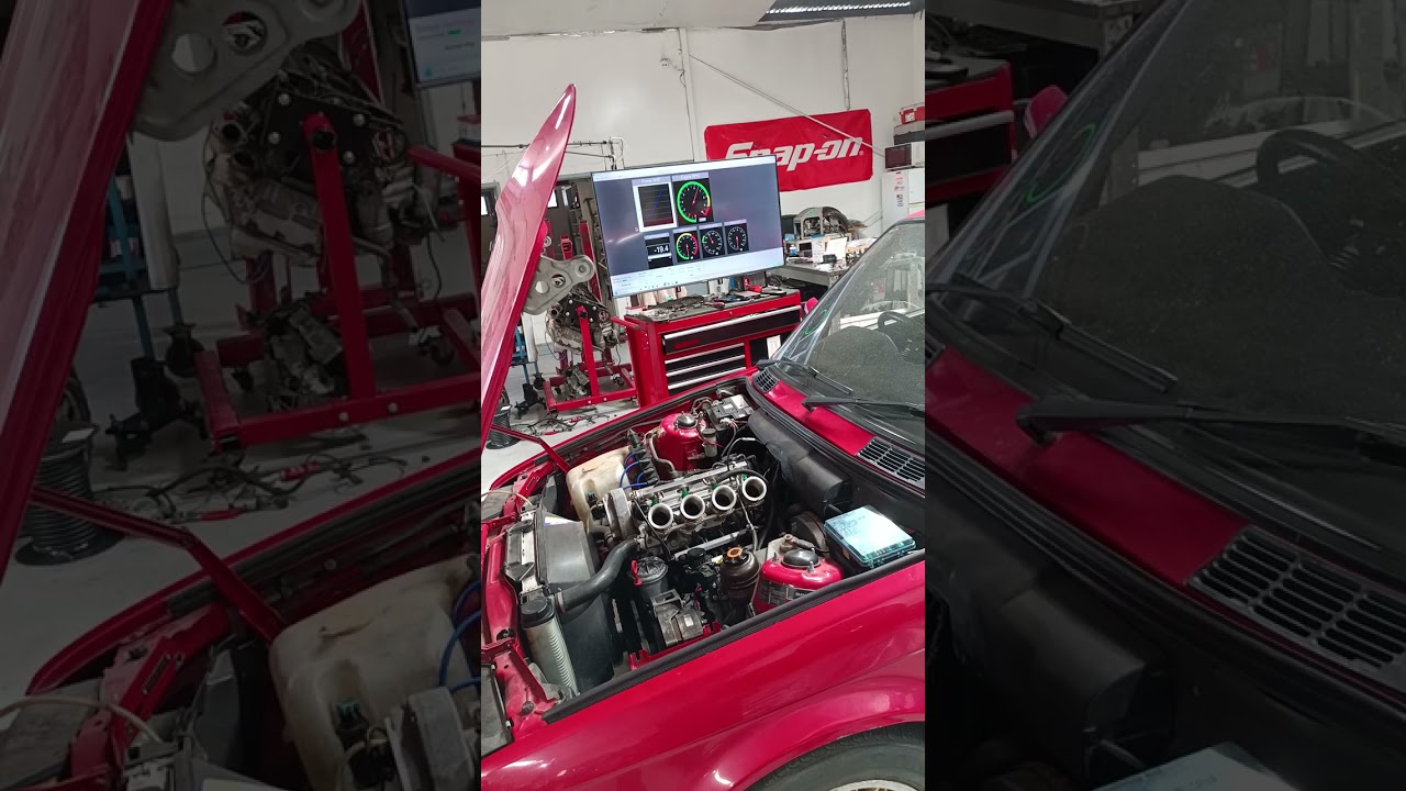 BMW E30 m40b18 itbs, open trumpet test, #bmwe30 #e30