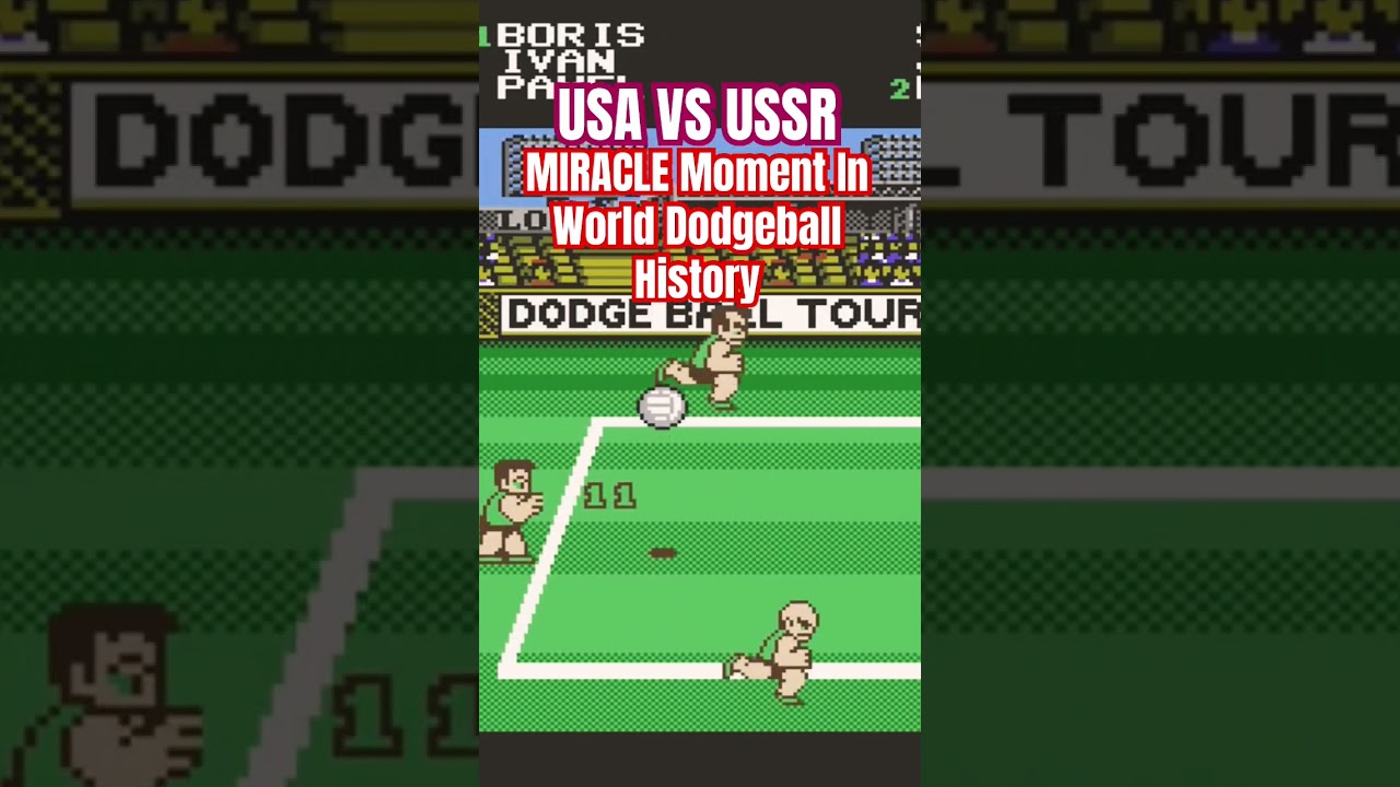 Dodgeball history- USSR VS USA #nintendo #retrogaming #dodgeball