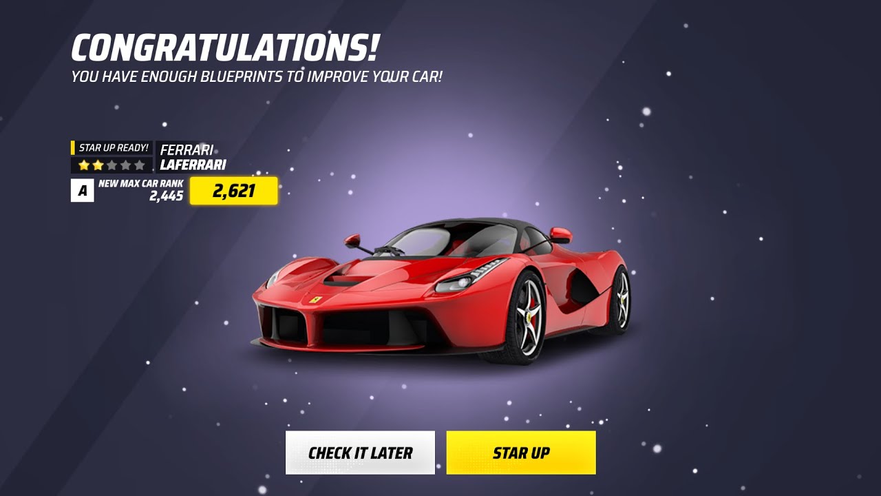 FERRARI LAFERRARI | Asphalt legends unite | Star Up & Fully Upgraded | No Limits!