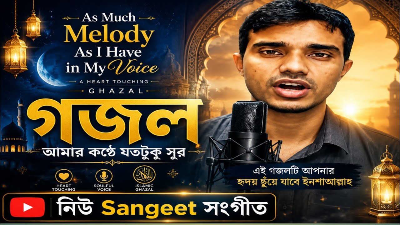 Bangla Ghazal, Bangla Gozal, Bangla gojol, local Songs সুন্দর গজল, ইসলামিক গজল,