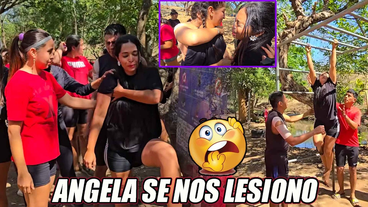 Angela termino lesionándose en este juego.