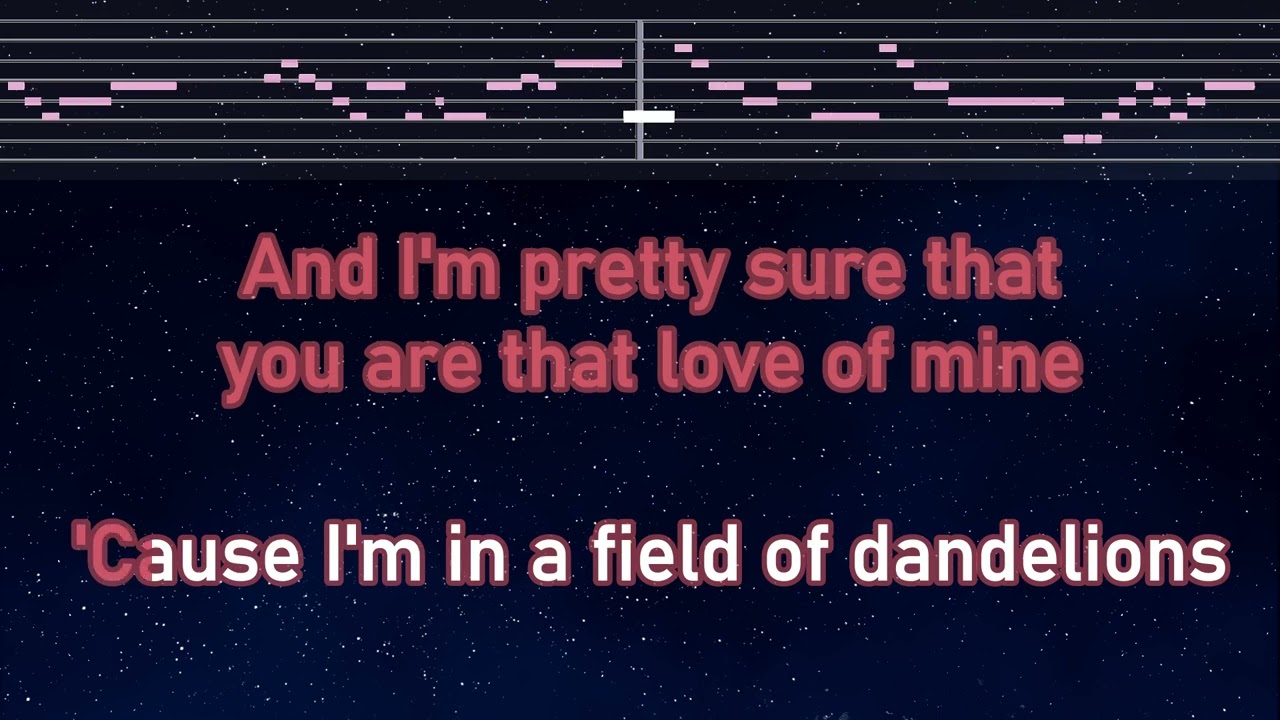 Practice Karaoke♬ Dandelions - Ruth B. 【With Guide Melody】 Instrumental