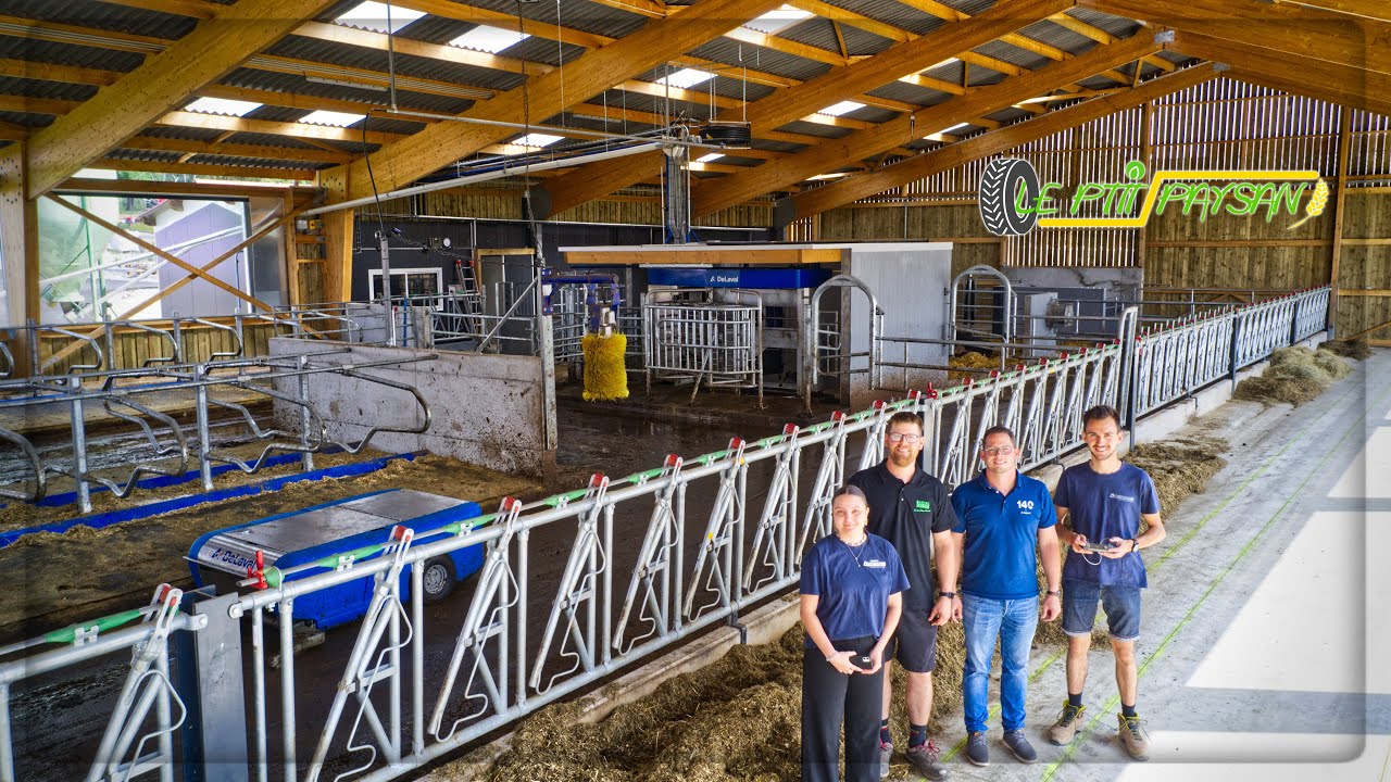 🐮Un Bâtiment Tout Neuf 100% ROBOTISÉ DELAVAL ! 🔵🦾 Groupe Ackermann 🔵🔴