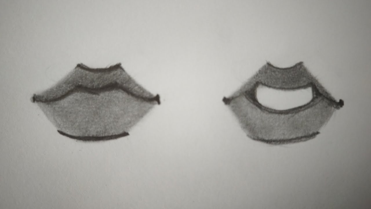 How to Draw Realistic Lips with Pencil | Step-by-Step Easy Tutorial .