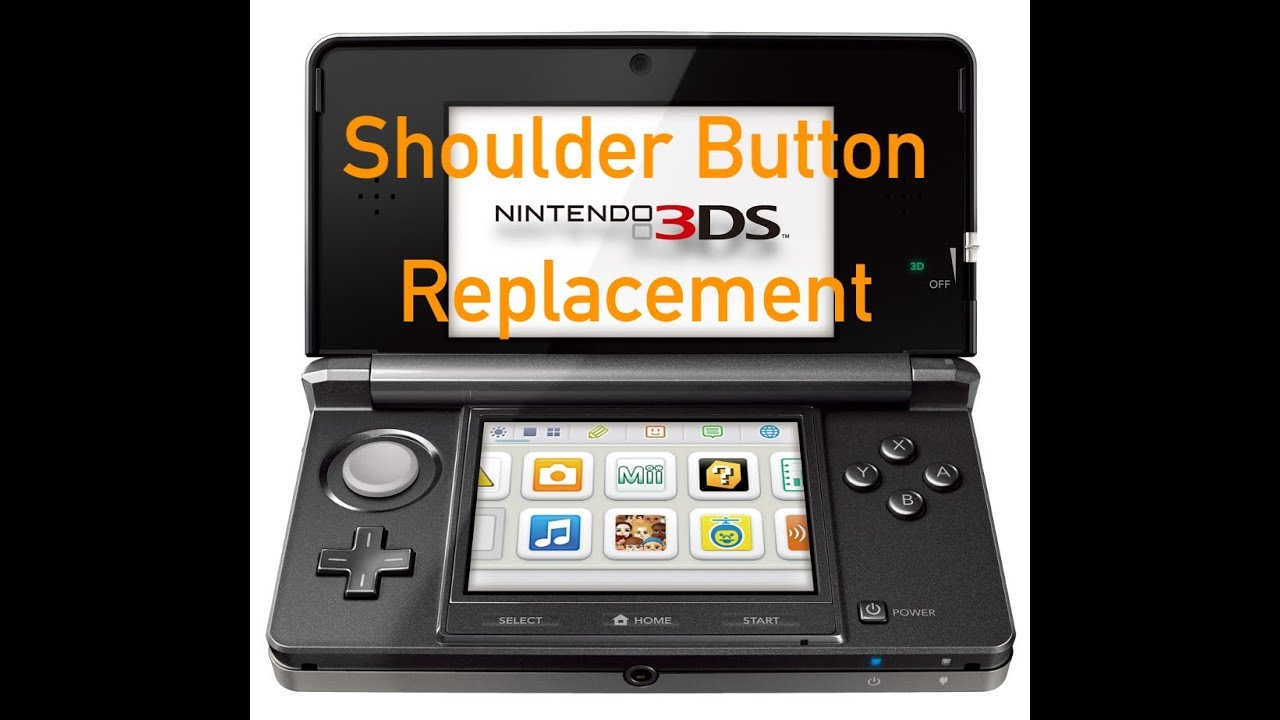 Nintendo 3DS Shoulder Button Replacement