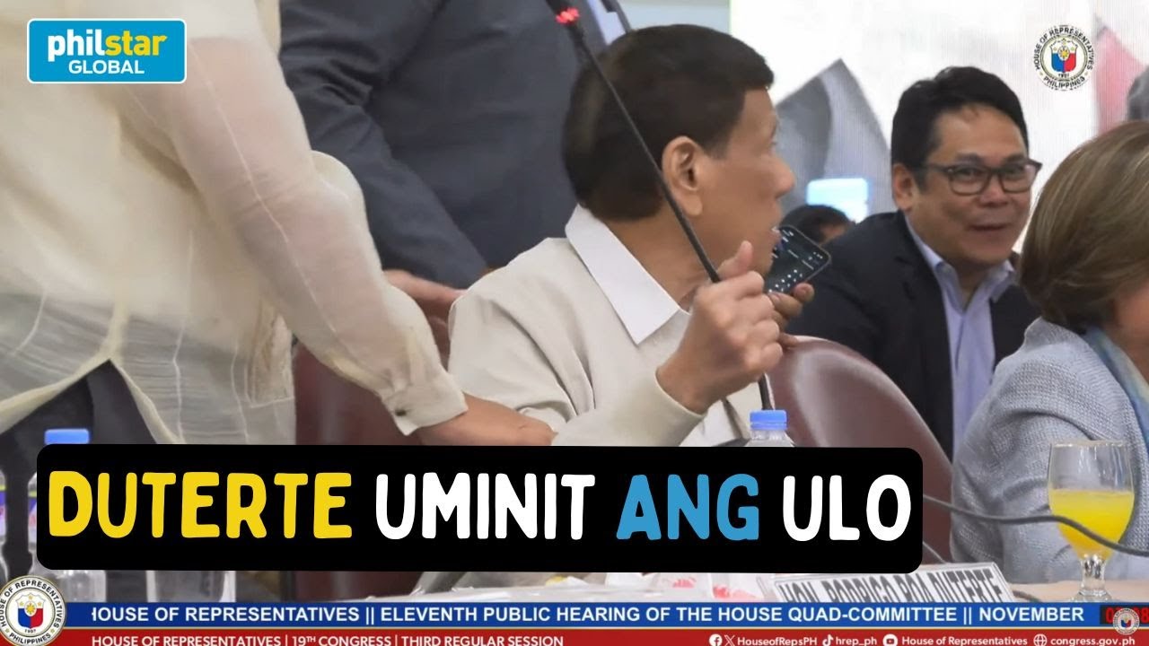 Dating pangulong Rodrigo Duterte muntik na batuhan ng mikropono si dating senador Antonio Trillanes