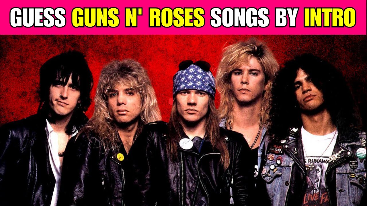 Can You Guess the Guns N' Roses Song by Just the Intro? 🎸🔥| Rock Legends Quiz