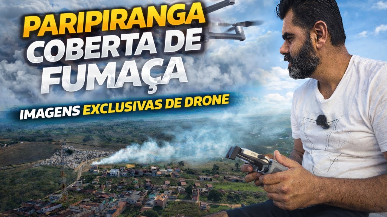 O QUE ERA ESSA FUMAÇA EM PARIPIRANGA? VOO DE DRONE
