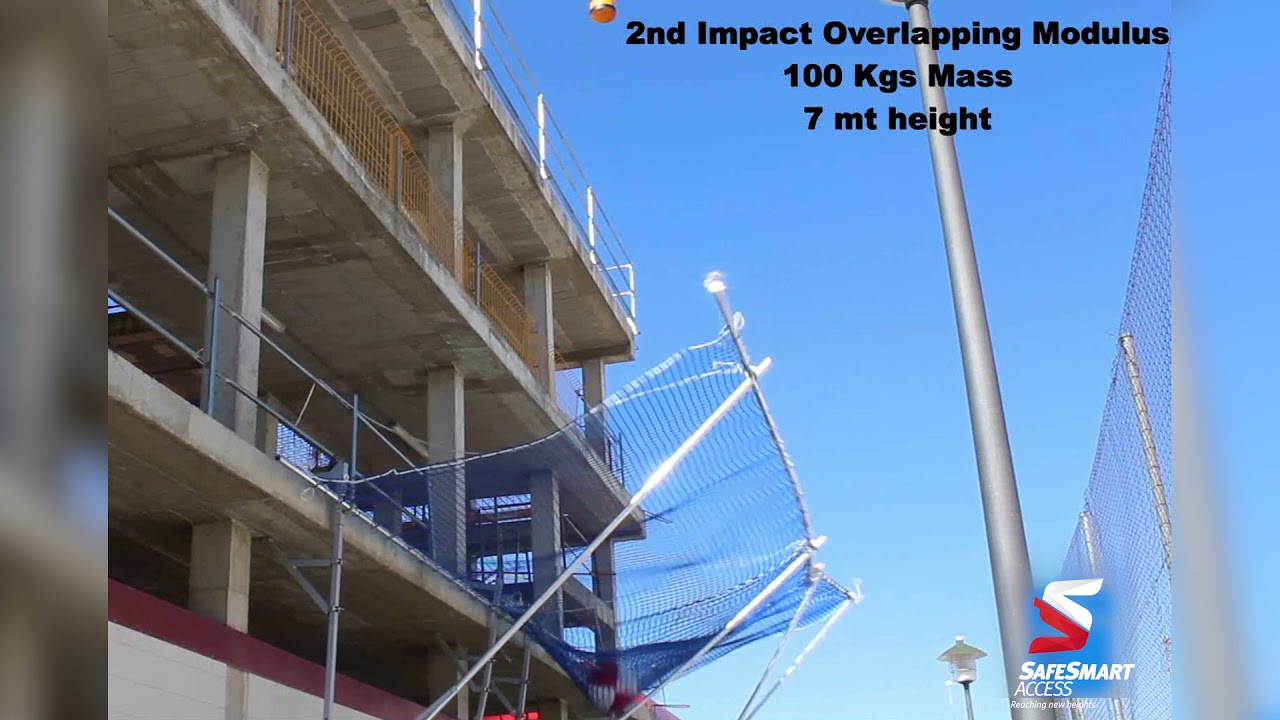 Safety Catch Fan Netting - Construction Edge Protection