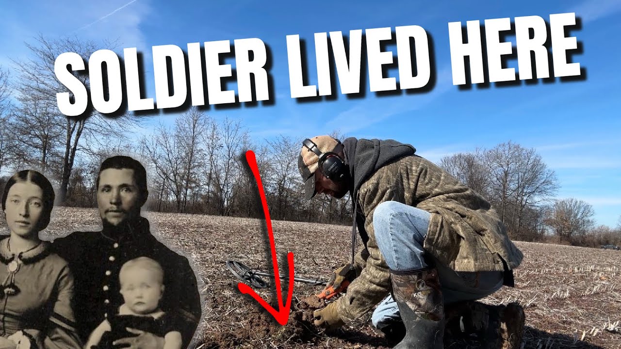 Shocked by what i found Metal Detecting a Civil War Soldiers old Homestead #metaldetecting #history 
