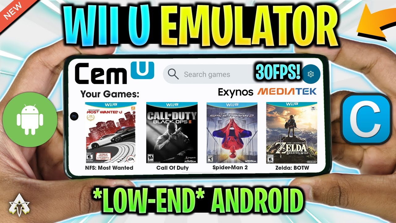 🔥 CEMU ANDROID MALI - SETUP/BEST SETTINGS & GAMEPLAY TEST | WII U EMULATOR FOR LOW END DEVICE!