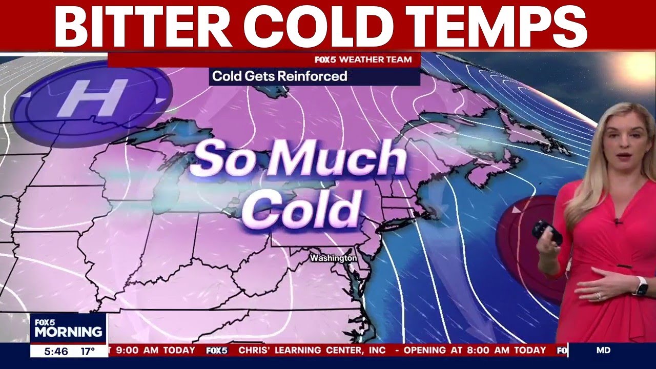 DC weather: Cold Weather Advisory, below zero wind chills Thursday