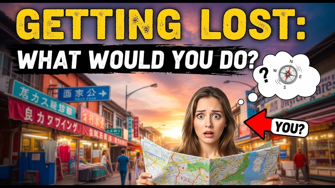 Getting Lost: What Would You Do If You Got Lost In A New Place? | #dailyenglish #anhngumsthao