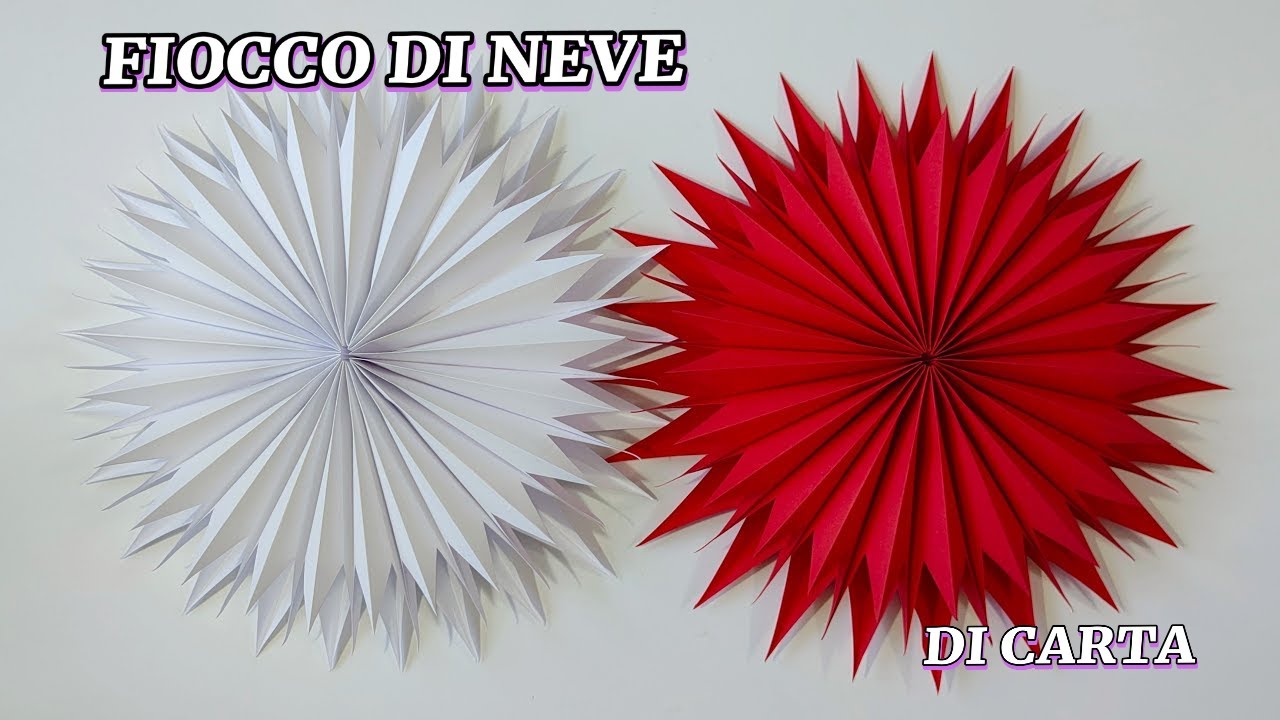 Come fare un Fiocco di Neve di Carta 3D (Semplice e Bello)