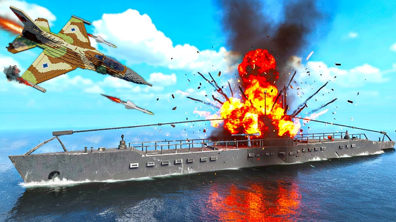 Fighter Jet vs Type 3 Maru Yu Class Japanese Submarine | Epic Naval Destruction | Teardown