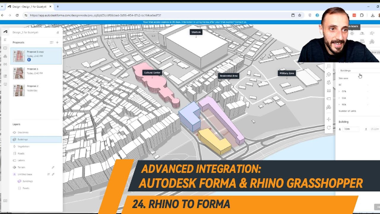 24- 🔄 Transfer Models from Rhino to Autodesk Forma with Ease #AutodeskForma #RhinoToForma