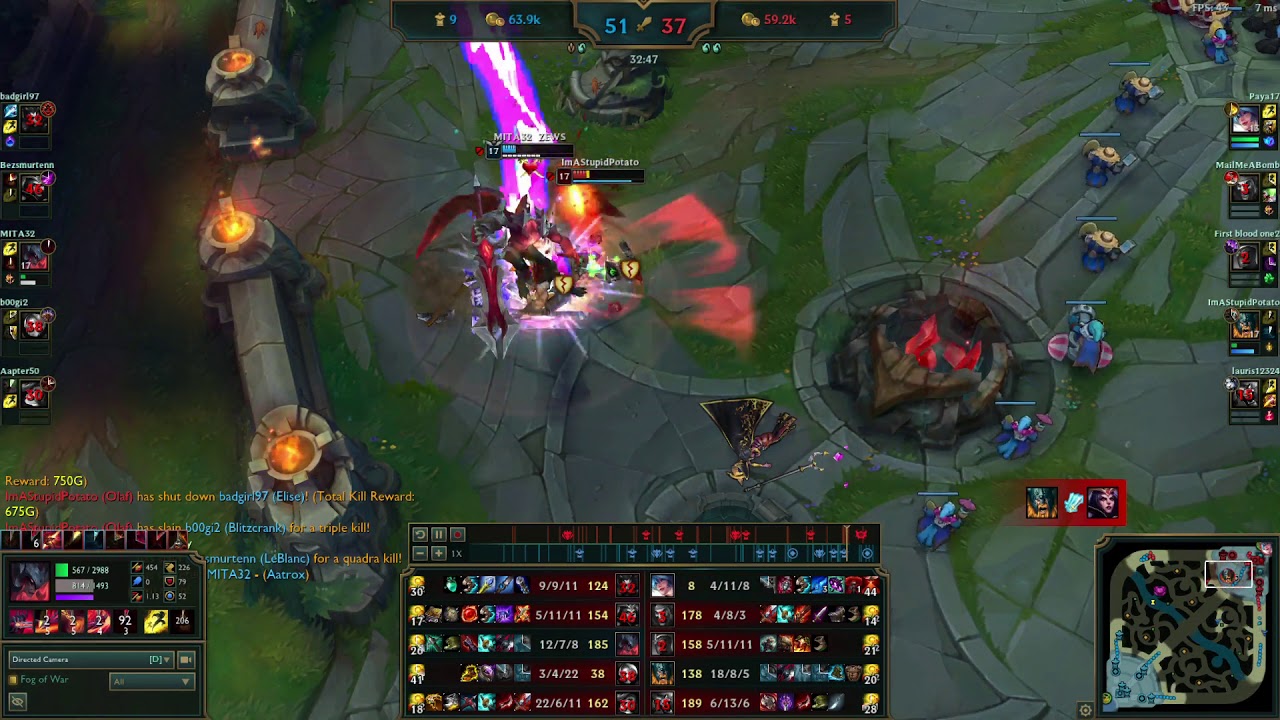 Olaf 1v5 Pentakill