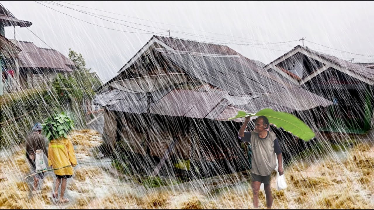 RAIN SOUNDS FOR SLEEPING ⛈️ | THUNDERSTORMS RAIN SOUNDS FOR DEEP SLEEP 😴