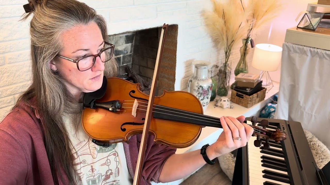 Silent Night Violin 2 Part at 60 bpm