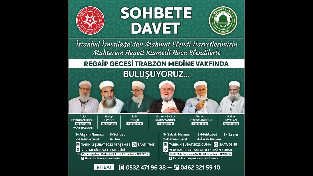 Regaip Gecesi Sohbeti