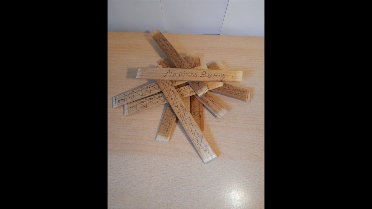 Die Rechenstäbe des John Napier (Napiers Bones)