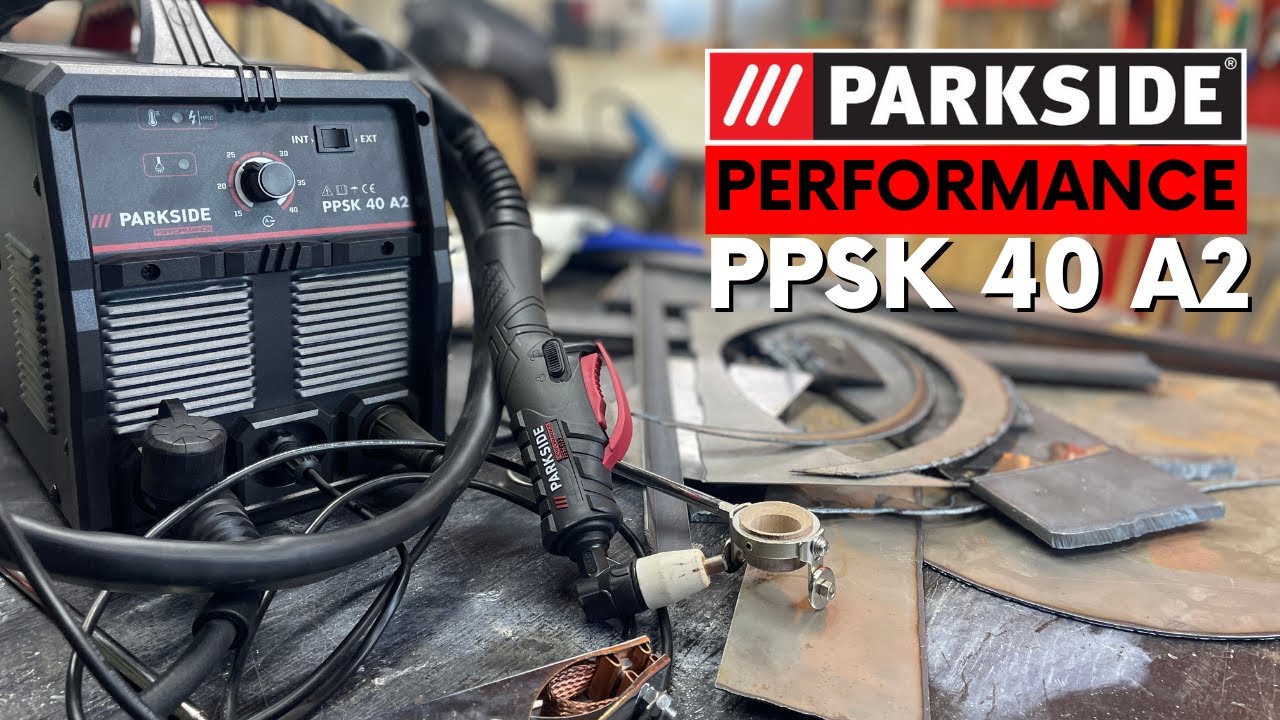 Plazmová řezačka PARKSIDE PERFORMANCE PPSK 40 A2 s integrovaným kompresorem
