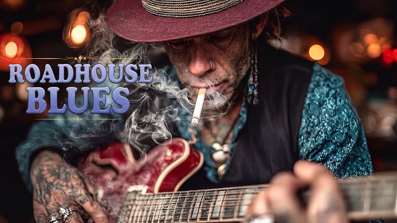 Blacktop Roadhouse Blues | Raw Delta Groove & Long Highway Dreams