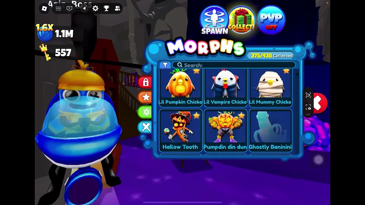 Leaking purple mage at morph world 3 hours before official update - the first ever to find it