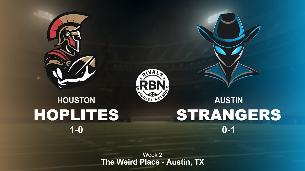 HOUSTON HOPLITES AT AUSTIN STRANGERS WEEK 2: FOOTBALL RIVALS PRO LEAGUE '26