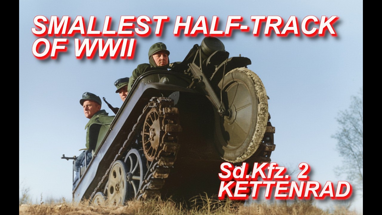 The Half-Track Motorcycle - History of the Sd.Kfz. 2 Kettenrad [WWII DOCUMENTARY]