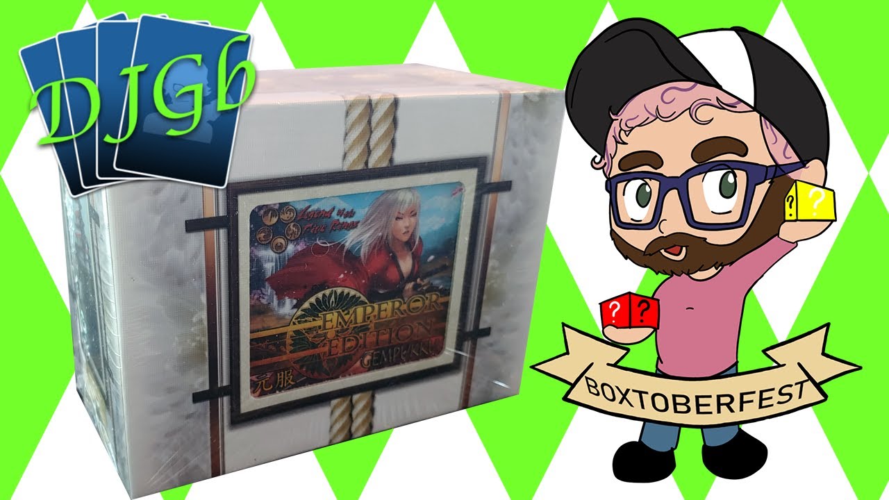 Legend of the Five Rings: Emperor Gempukku Booster Box Opening! - Boxtoberfest Day 22