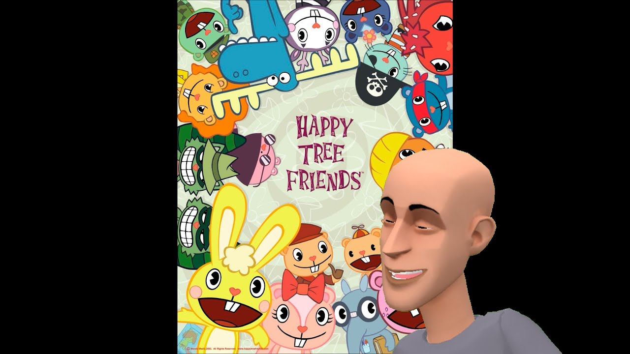 Классические часы Каю из Happy Tree Friends/Grounded