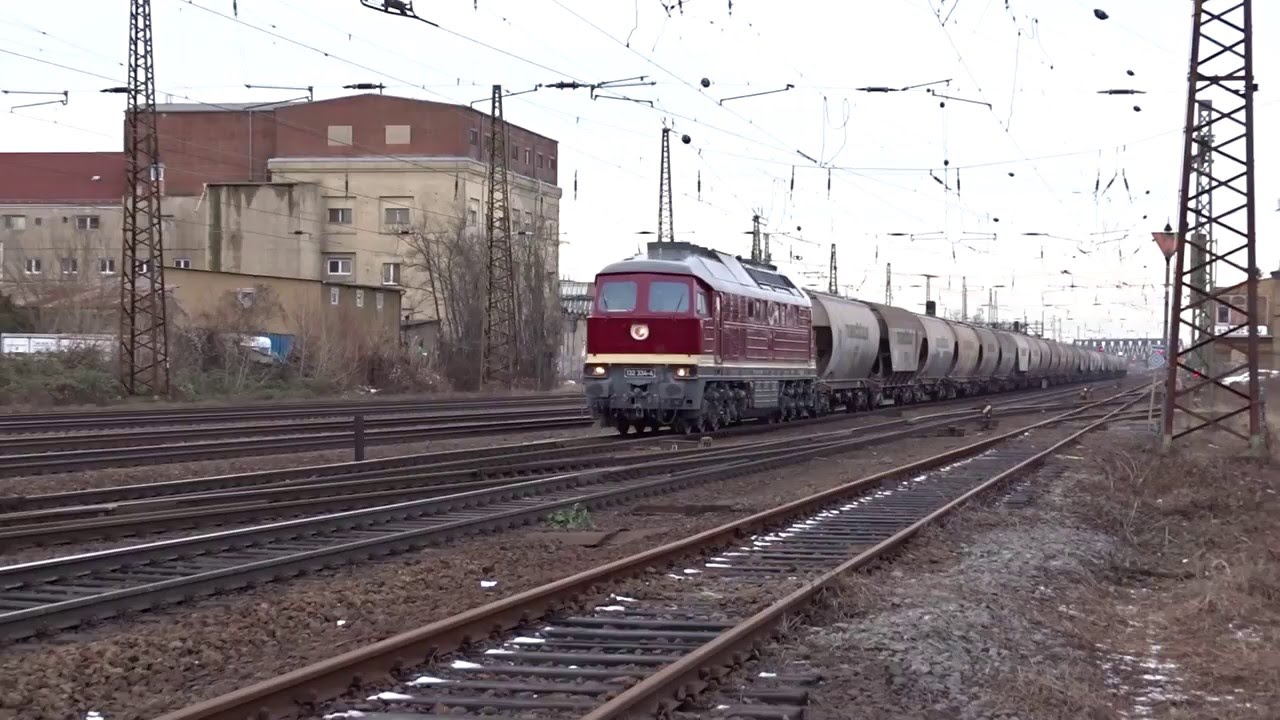 BR132 334-4 G&uuml;terzug Leipzig/Mockau