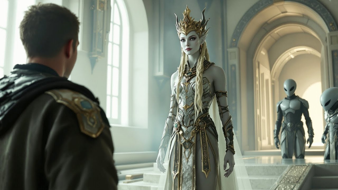 The Human Soldier Helped the Wounded, Ugly Alien Woman, but He Didn't Really Know Who She Was.!