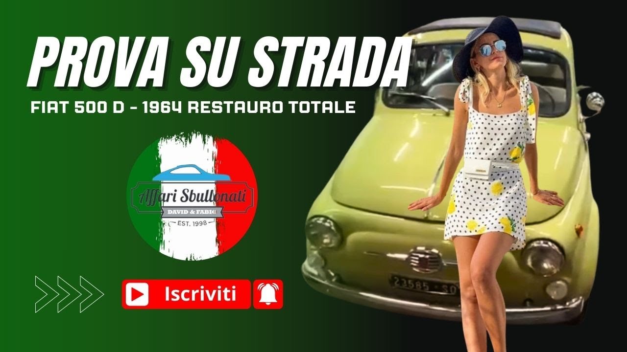 Fiat 500 D | Il test definitivo tra le curve di Frascati (Restauro Totale) ✨
