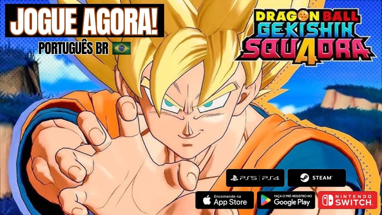 SAIU! DRAGON BALL GEKISHIN SQUADRA | JOGUE AGORA o NOVO JOGO de DRAGON BALL pra MOBILE PC CONSOLES