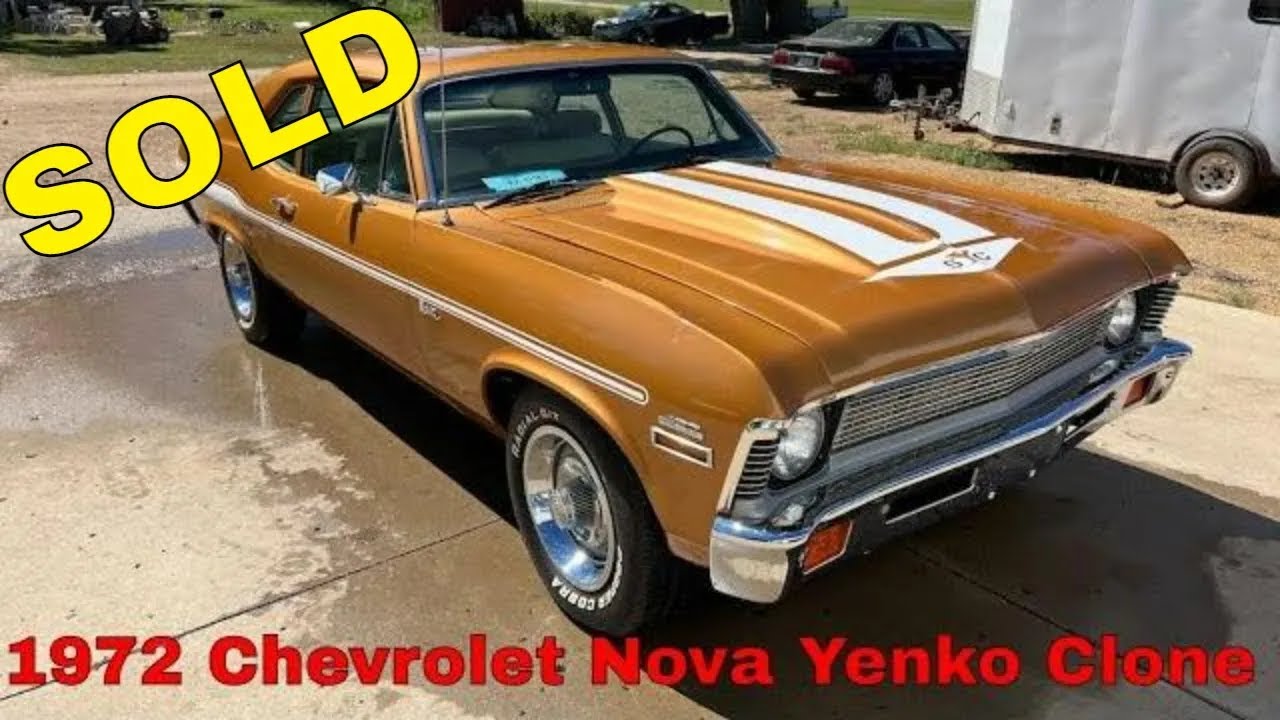 SOLD - 1972 Chevrolet Nova Yenko Clone - Driving
