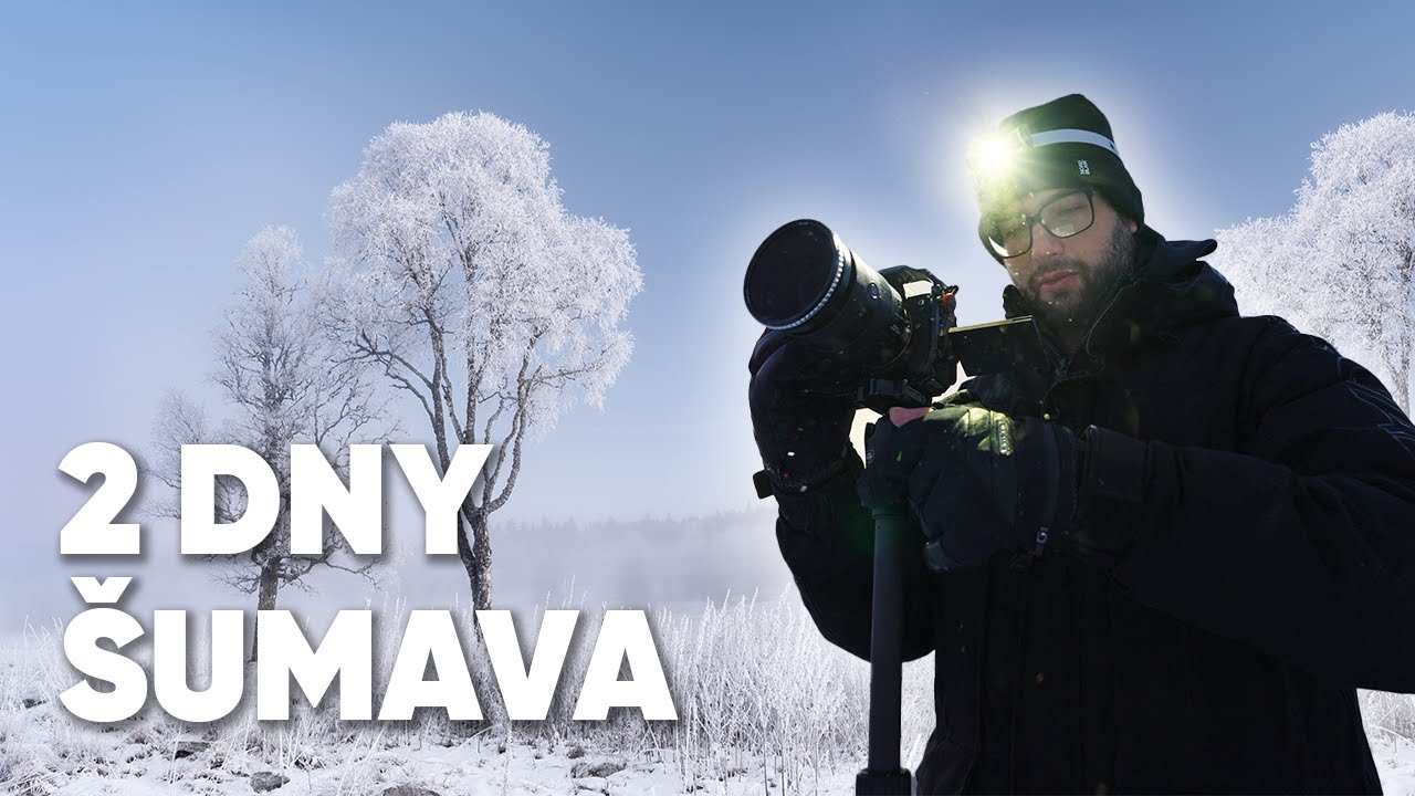 Šumava, Kvilda v -10c ( Krajinářská fotografie )