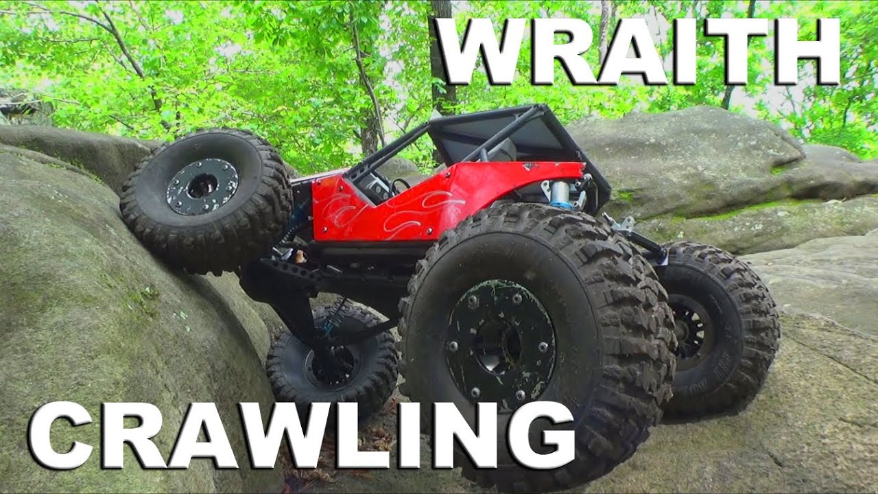 Axial Wraith and SCX10 Crawling and Trailing - SCALE ADVENTURES
