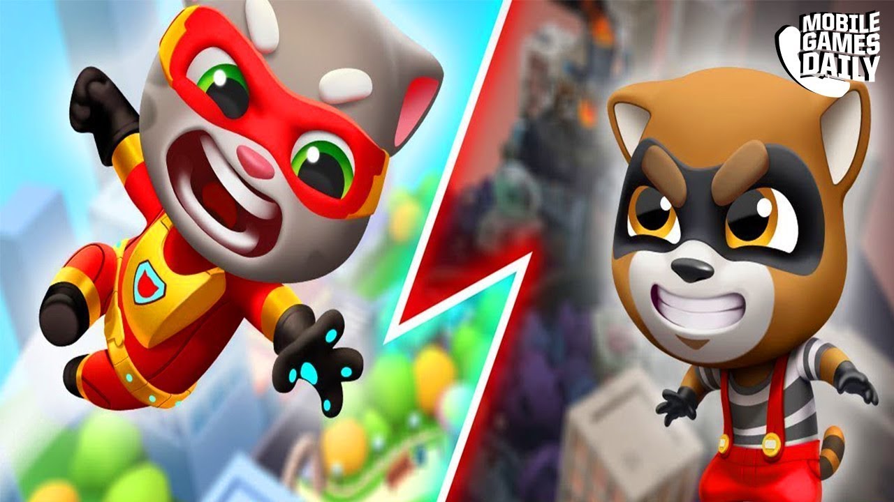 HERO DASH - Raccoon Boss | Saving Angela, Hank, Ginger Gameplay (iOS Android)