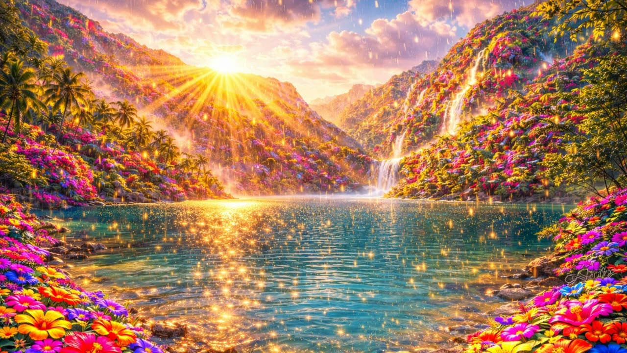 Golden Rain in Paradise | Pure Relaxation Ambience