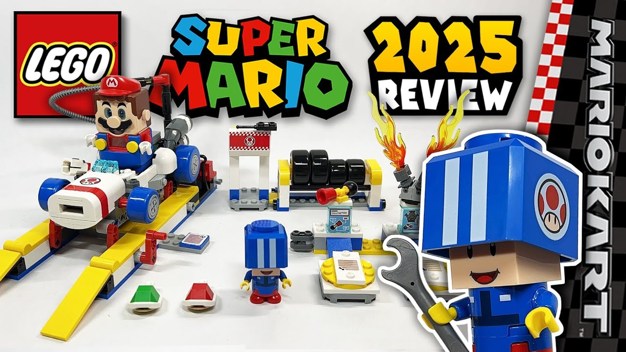 LEGO Super Mario Kart Toad's Garage (72035) - 2025 Set Review