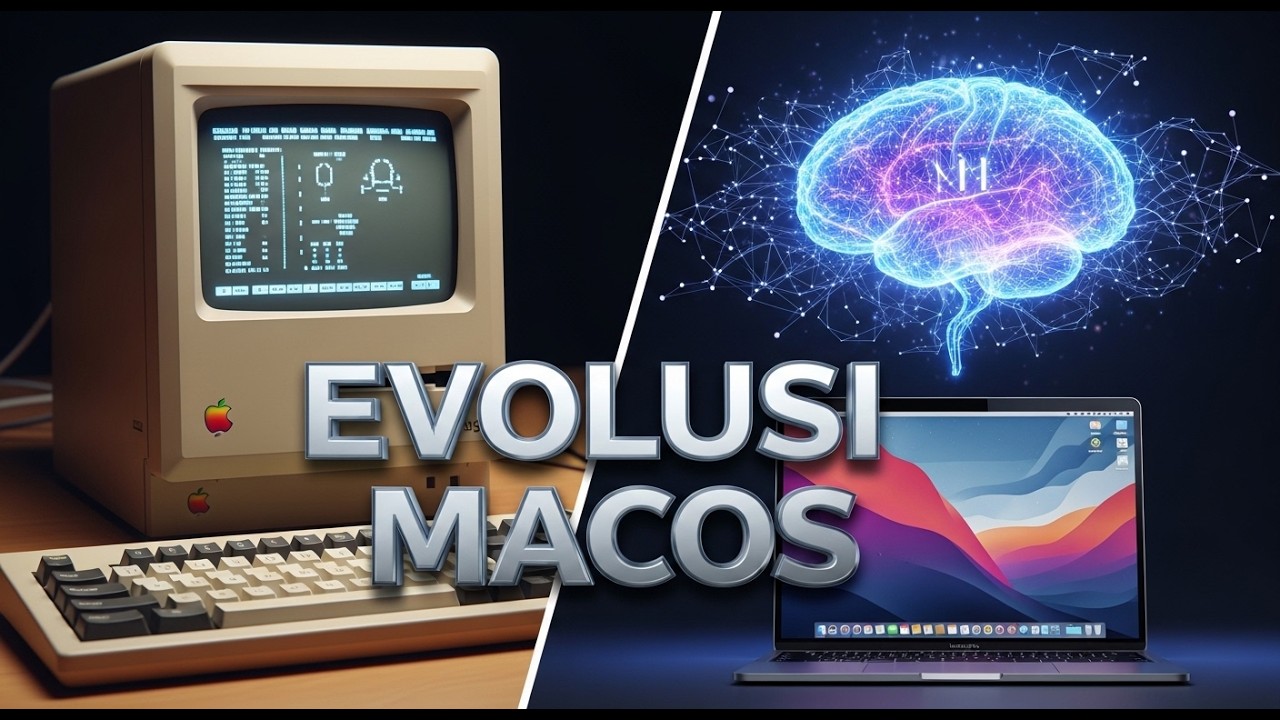 Evolusi macOS: Dari Layar Hitam Putih Hingga Kecerdasan Buatan (AI)
